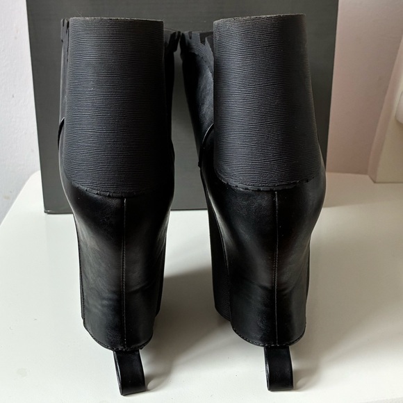 Soda Black Chunky Heel Lug sole Chelsea Boots size 8 - Picture 7 of 13